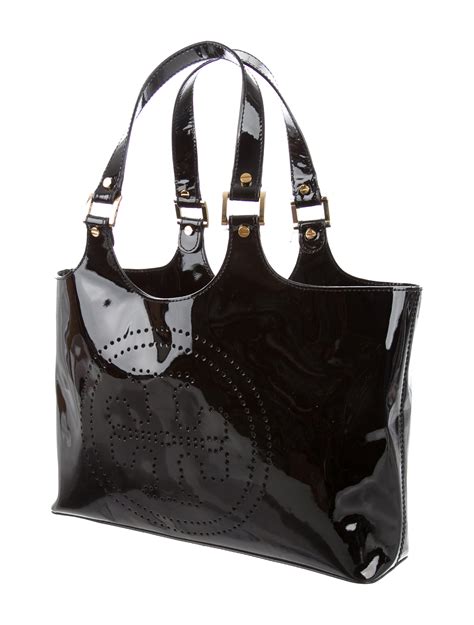 patent leather handbag